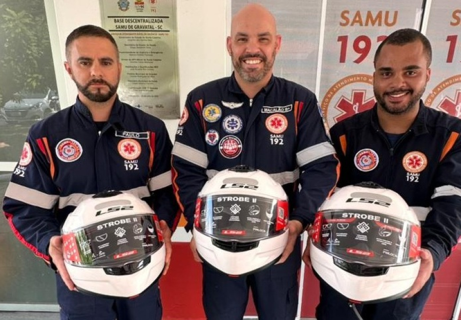 SAMU de Gravatal recebe motolâncias do Governo do Estado para agilizar atendimento de urgência