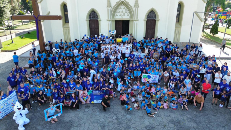Braço do Norte realiza caminhada histórica pelo Dia Mundial de Conscientização do Autismo