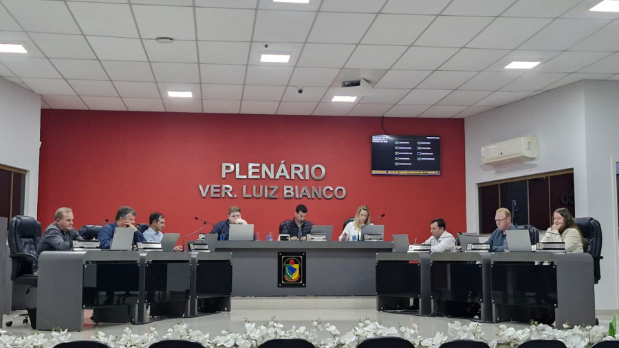 Sessão da Câmara de São Ludgero tem tribunas voltadas ao aniversário do município e eventos da semana