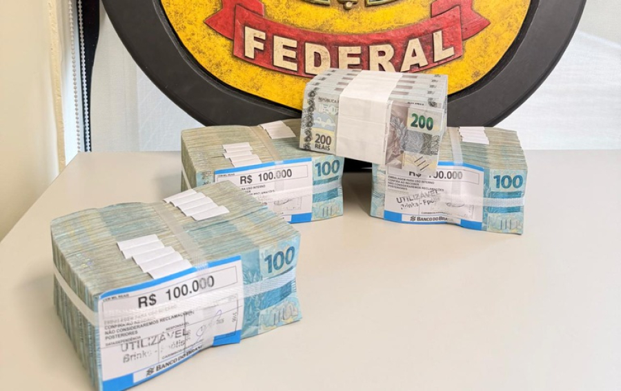 PF, com apoio da CGU, apreende R$ 500 mil em Florianópolis/SC